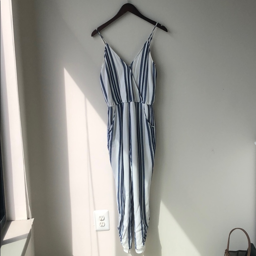 LOVERS & FRIENDS striped jumpsuit